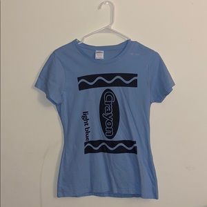 Light Blue Crayola Crayon Shirt
